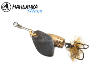 Блесна Маньячка Шесть №1 1,4г черная